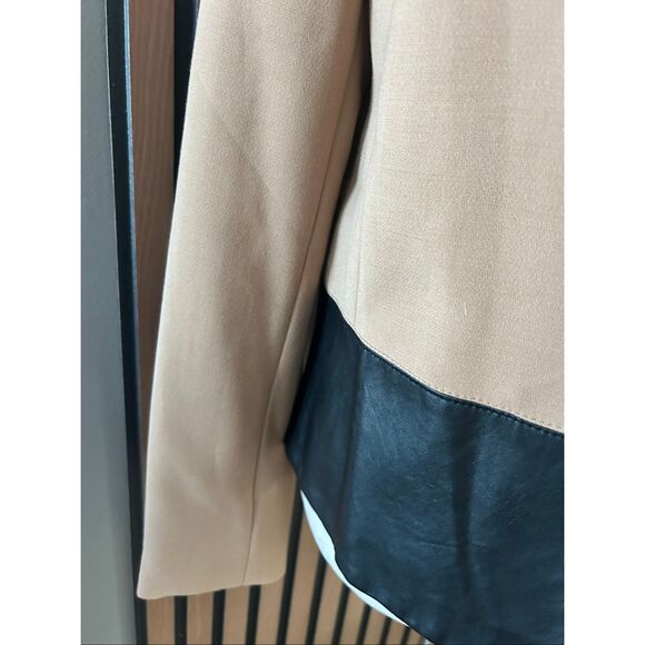 Jones New York Collection Woman Stretch Camel Jacket Blazer Size 6 - Picture 3 of 9